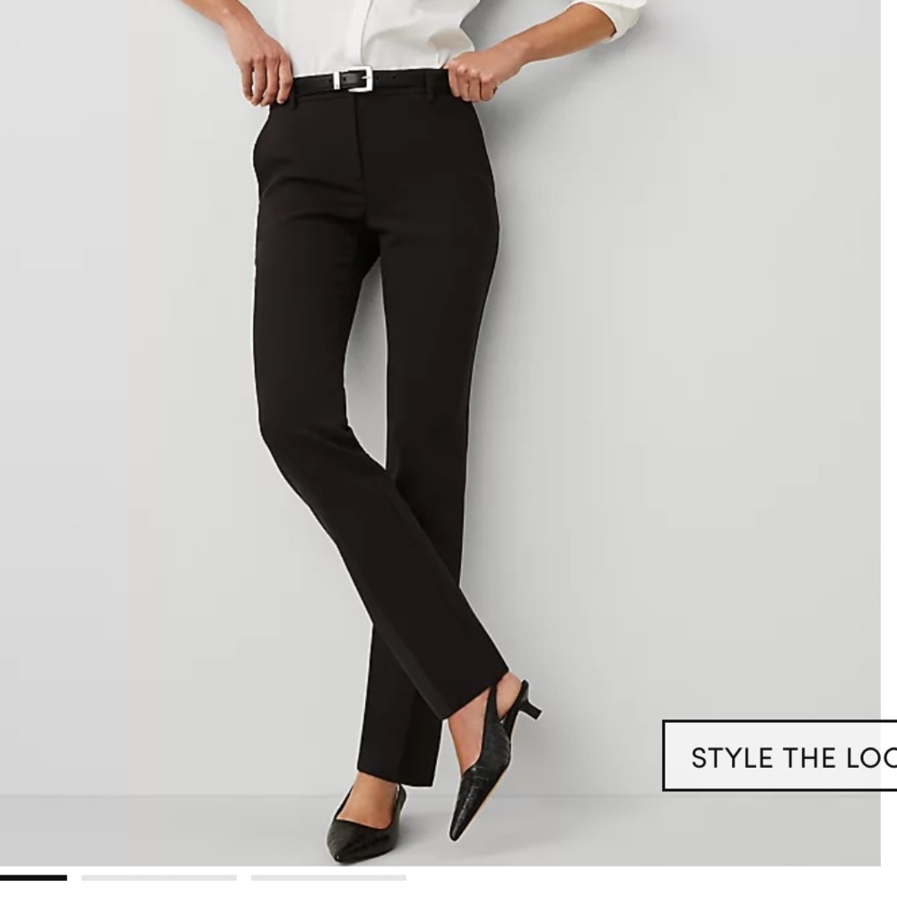 Ann Taylor Black Tailored Trousers